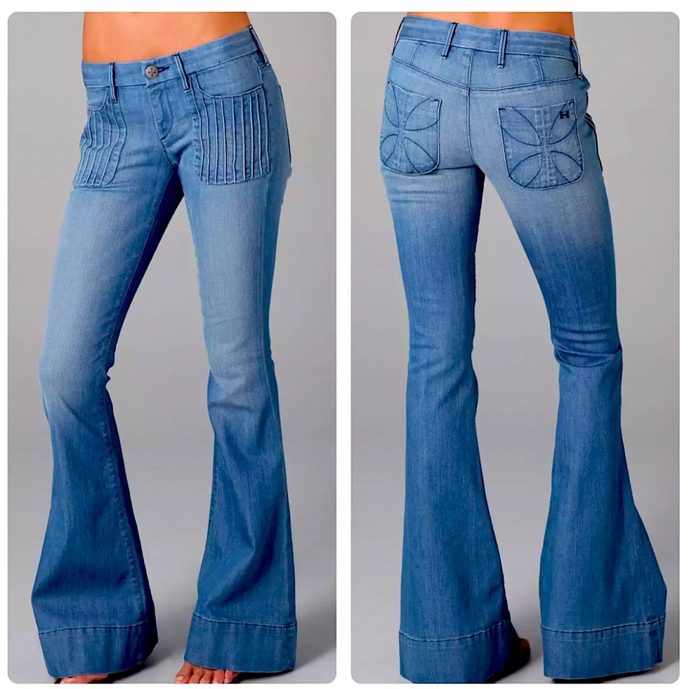 HABITUAL Hannah Wide Flare Leg Enlightened Stretch Jeans - NWOT
